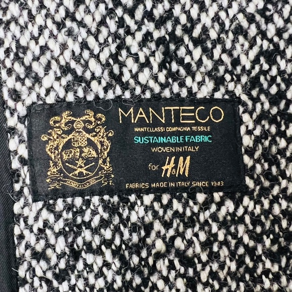 H&M Monteco S Collared Full Length Transition Fall Winter Coat Sustainable - Picture 3 of 16